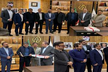 دریافت لوح تقدیر دکتر کیخایی